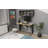 Traudel Writing Desk With Wall Shelf-364648057