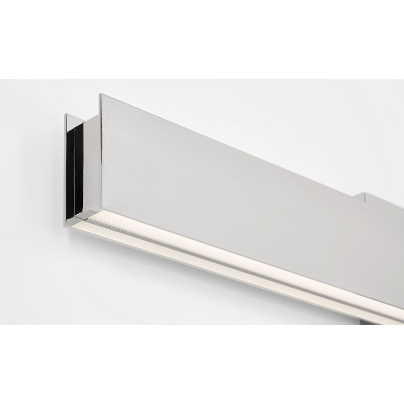 Bau 1 - Light LED Bath Bar, Polished Nickel
