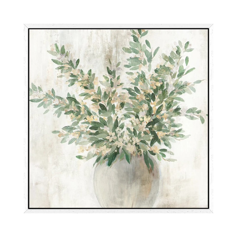 Rustic Green by Aria K - Gallery-Wrapped Canvas Giclée on Canvas, 45.72 cm H x 45.72 cm W  x  4.445 cm D, White