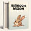 Adorable dessin de lapin mignon sur toile tendue-917230018