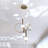 3-Light Gold Pendant Light For Dining Room
