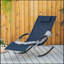 Chaise berçante inclinable Outsunny