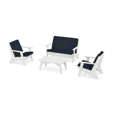 POLYWOOD® Riviera 4-Person Patio Seating Group