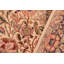 Tapis brun en laine à motif floral fait à la main 6 pi 1 po x 9 pi 1 po Oyer
