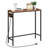 Narrow Console Table With Power Outlets, 29.5" Small Entryway Table With Charging Station, Thin Sofa Table, Side Table, For Hallway, Bedroom, Living Room