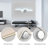 Heidamos 34.25" W Dimmable LED Flush Mounted Wall Sconce