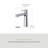 Nibi Single Handle Lavatory Faucet with Top Handle-84749997