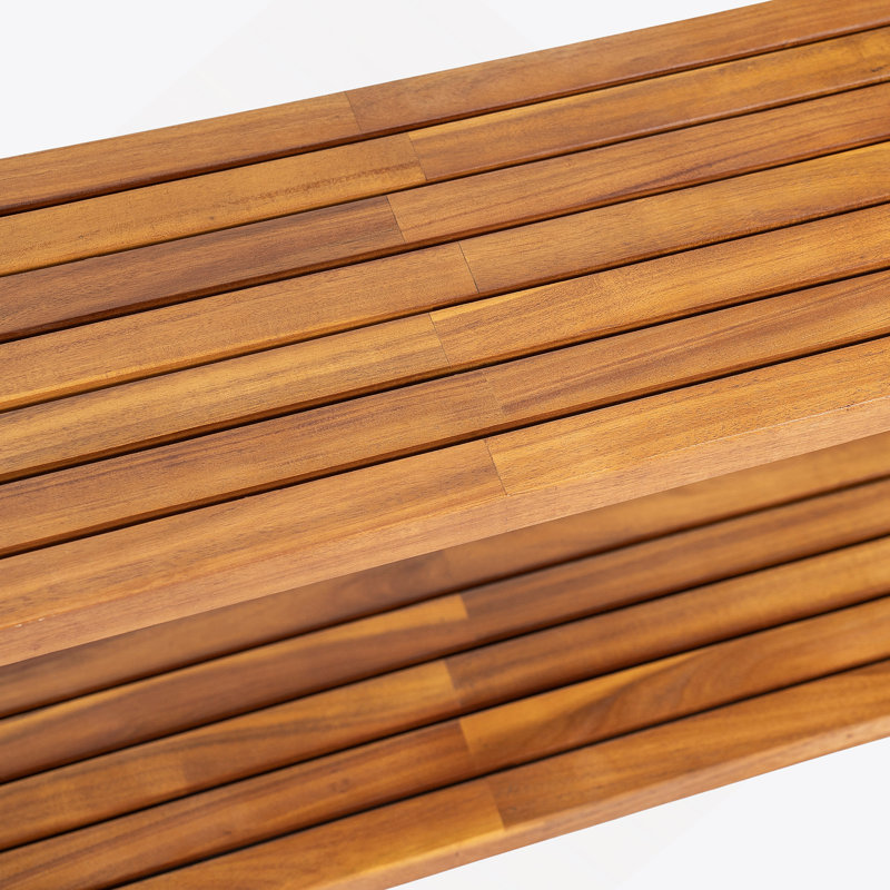 Table basse en bois d'acacia