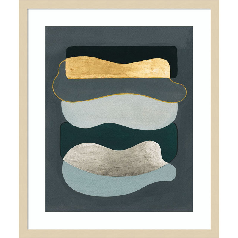«Underwater Coins II» par Grace Popp, impression sur bois encadrée, H 25 po x l 21 po