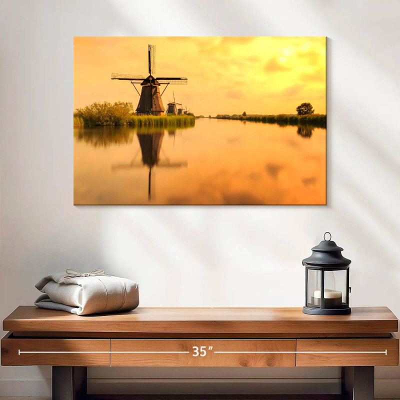 Alvord Windmill Power, 16" H x 24" W