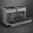 Smeg Professional Range, 48", Dual Fuel, Stainless Steel