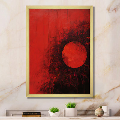 Lune rouge, sphère écarlate