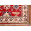 Tapis oriental fait à la main rouge Kazak 5
