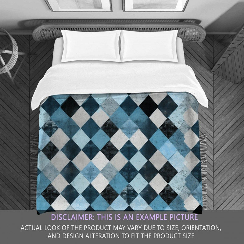 Argyle Plaid Comforter, Twin Extra Long Comforter