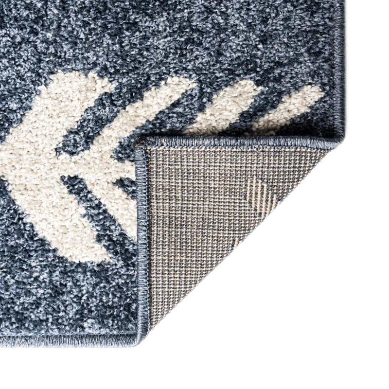 Downer Abstract Indoor Rug, Rectangle 5'3" x 8'