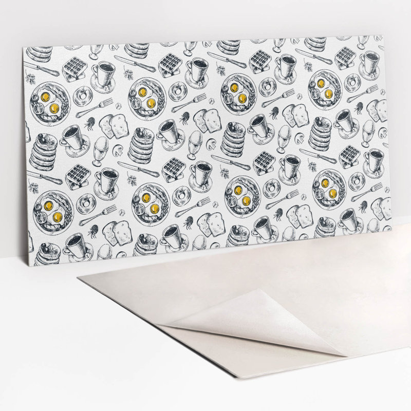 Stockdale 50 x 100 cm PVC Tile in White