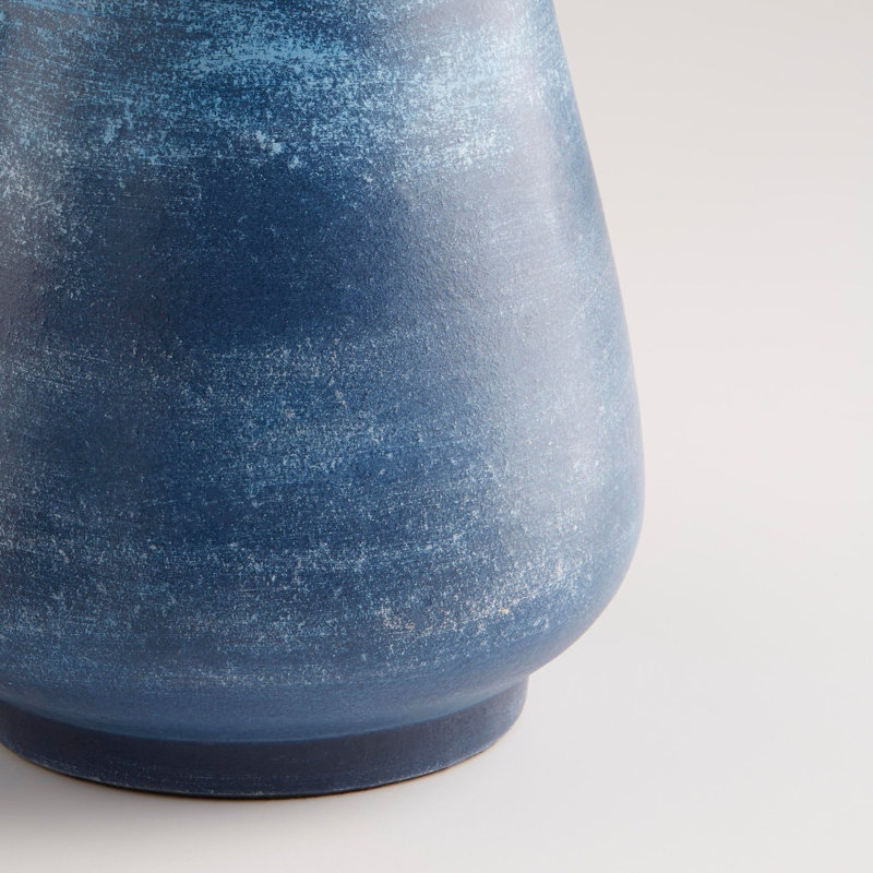Amarna Handcrafted Ceramic Table Vase, 18.25" H x 9" W x 9" D