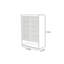 Armoire de rangement pour chaussures Grille