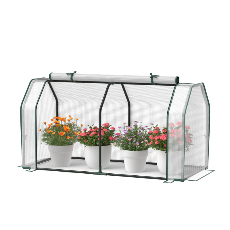 3.95' W x 1.79' D Mini Greenhouse