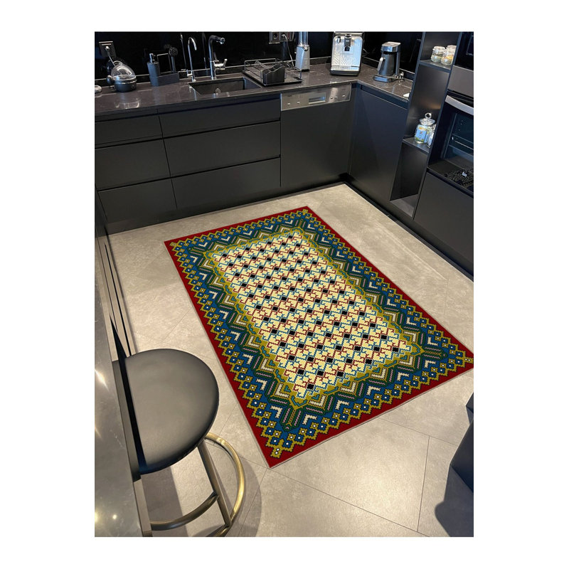Tapis décoratif lavable à la machine