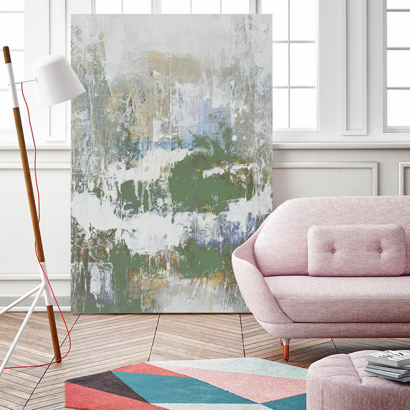 " Alpine Reach ", 72" H x 72" W x 1.5" D