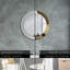 Huldar Glass Flat Wall Mirror