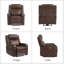 Fauteuils inclinables électriques en simili cuir pour adultes-254085647