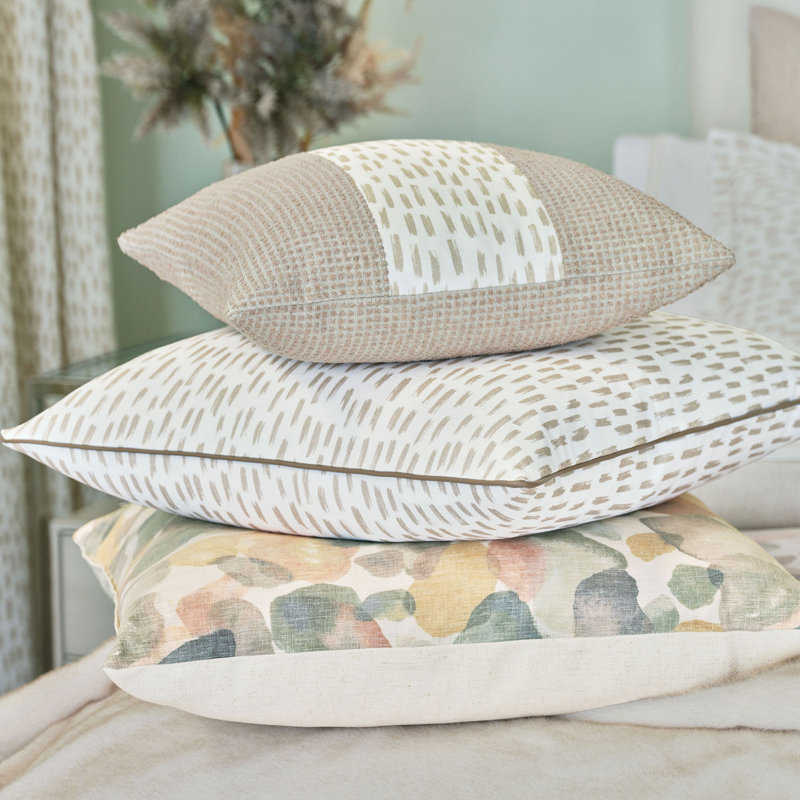 Evelina Brushstrokes Decorative Pillow