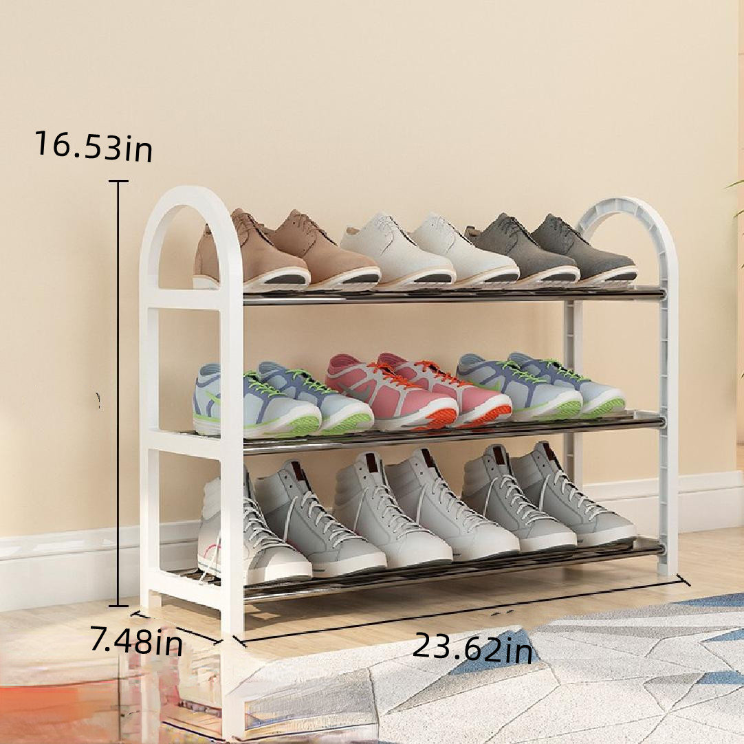 PremiumRacks White Shoe Rack Bench - Leather Seat - Built Tough - Modern  Design