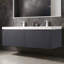 Meuble-lavabo flottant à double cuve Annaliya-1786020168