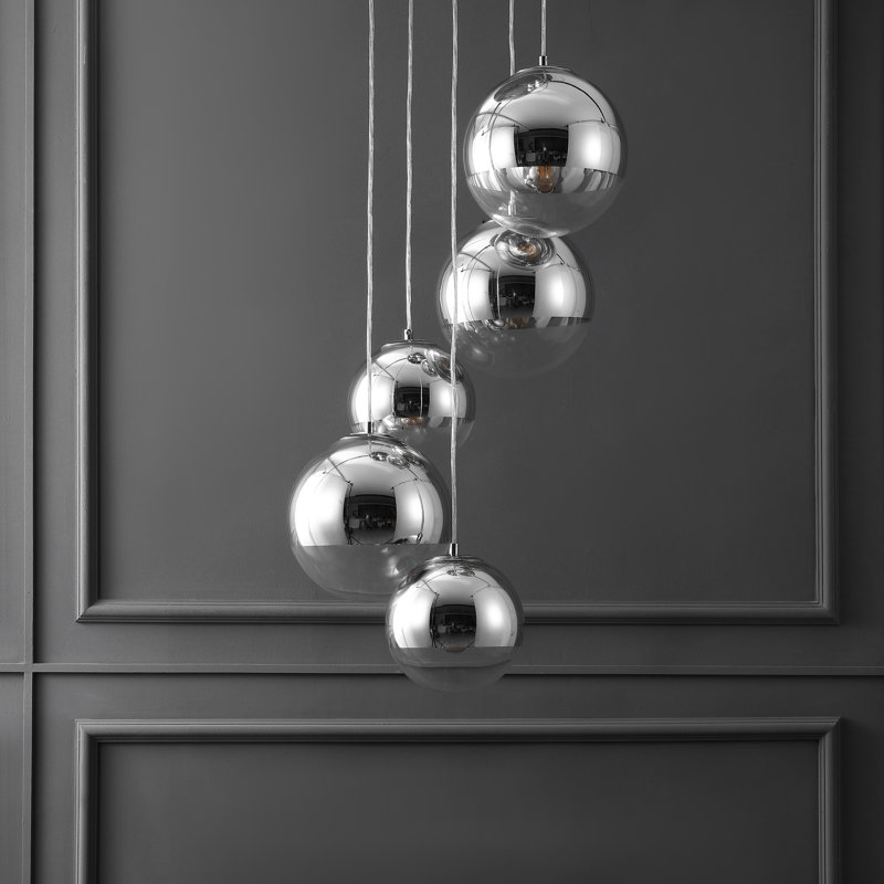 Lustre en métal 5 lumières Skylina
