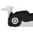 Twin Size Race Car Shaped Platform Bed With Storage Shelves, Wooden Car Bed Frame With Wheels -803779317