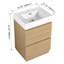 Meuble-lavabo chic avec lavabo fonctionnel et rangement abondant pour des salles de bain élégantes-541989786
