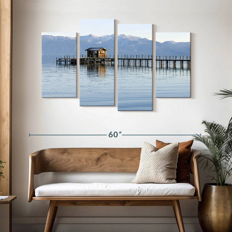 Chalet en bois Alvord Lake Tahoe, H 32 po x l 52 po