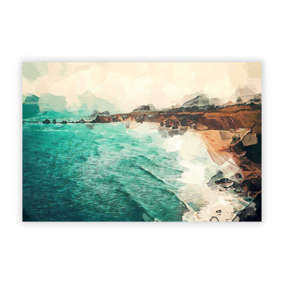 The Coast of California - Frameless Print
