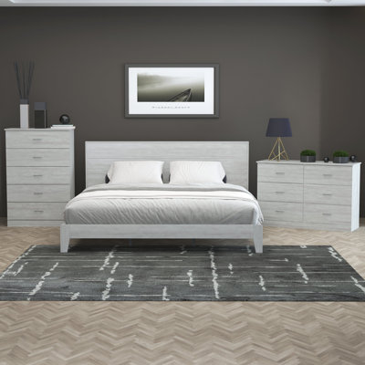 Ensemble de chambre à coucher 3 pièces Allyannah