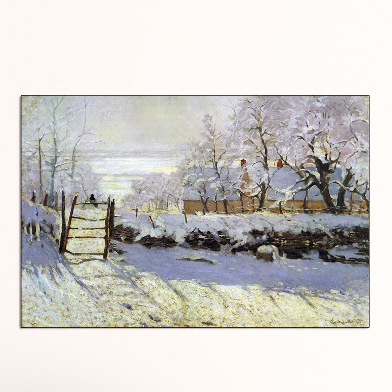 Claude Monet - Wrapped Canvas Painting, 90cm H x 135cm W x 1.8cm D