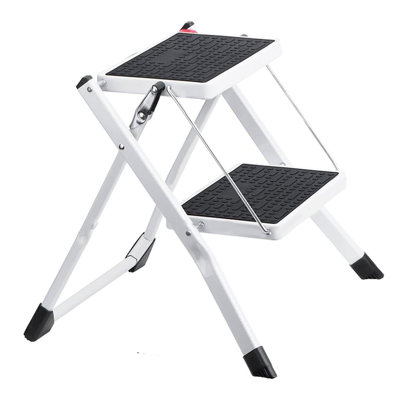 2 - Step Steel Lightweight Folding Small Step Ladder -  Delxo, B-Folding 2-Step Mini-Stool-WK2031D