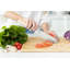 Ginsu Katana Japanese Steel 420J2 8" Chef, 6" Deba, 3.9" Paring Knife