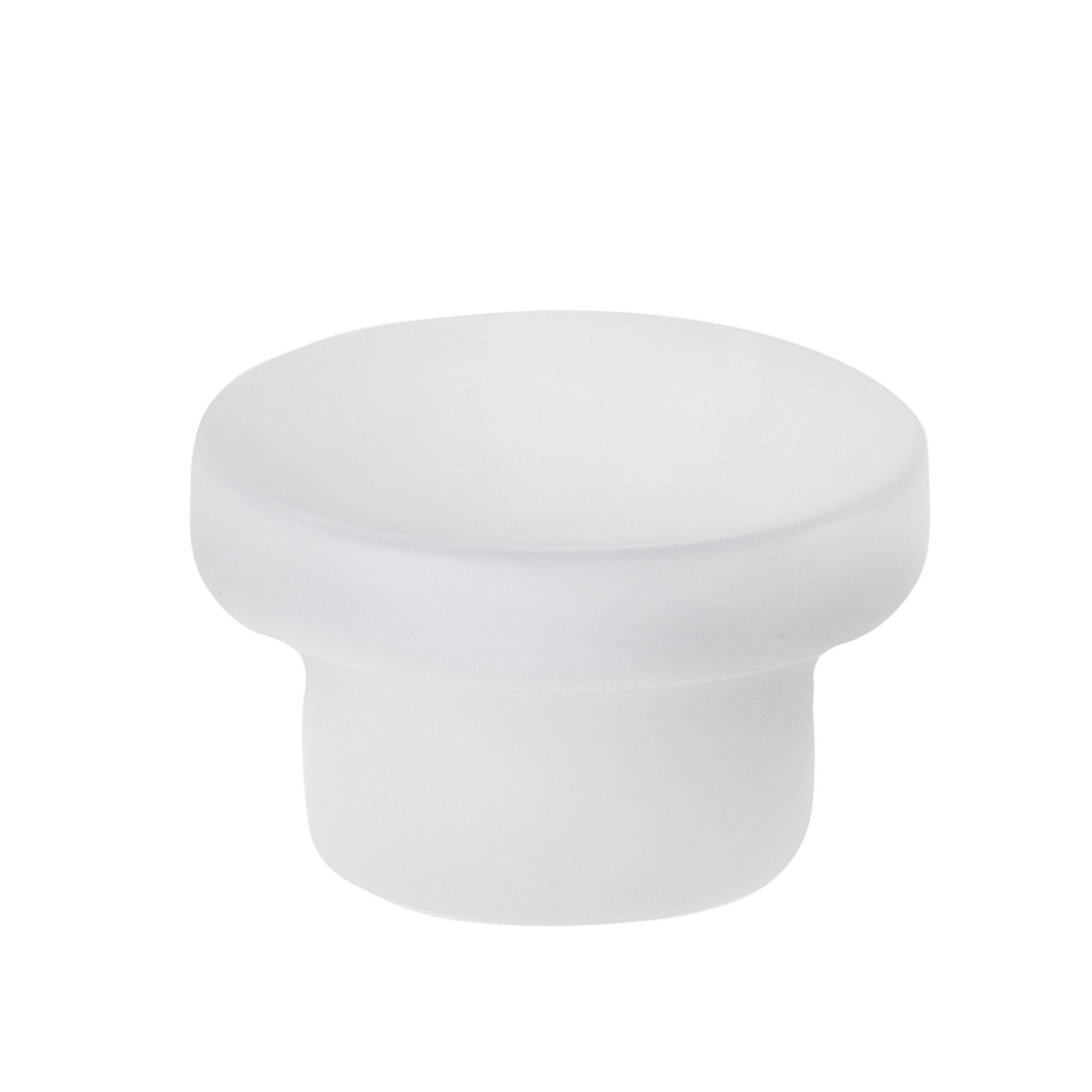 Ethan Round Knob, Matte White, 1 1/4"