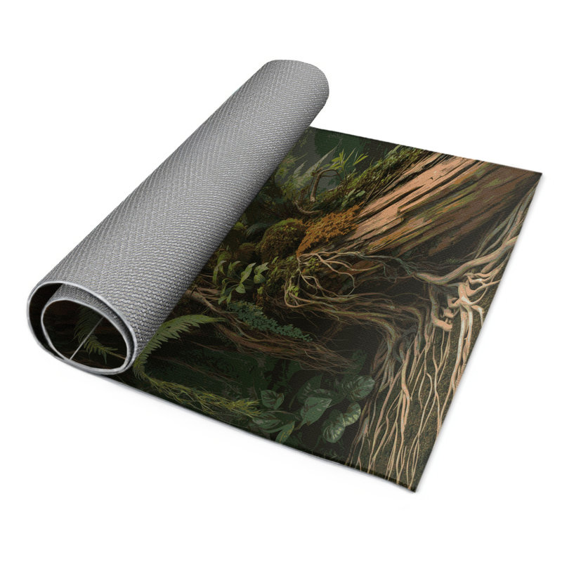 Tapis d'intérieur et d'extérieur brun Nature, Rectangulaire 3 pi x 5 pi