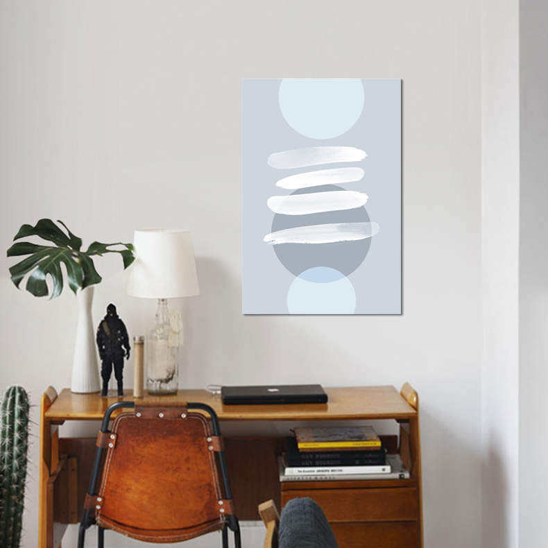 " Minimalism XVIII.X " by Mareike Böhmer, 12" H x 8" W x 0.75" D, Wrapped Canvas , No Mat