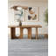 Tapis d'intérieur / bleu Boho de 5 pi x 8 pi (5 pi 3 po x 7 pi 7 po) à motif de branches Boho Azura, tapis contemporain, à poils courts et résistant aux taches-1224992816