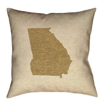 Housse de coussin / coussin décoratif en polyester filé Katelyn Smith Georgia