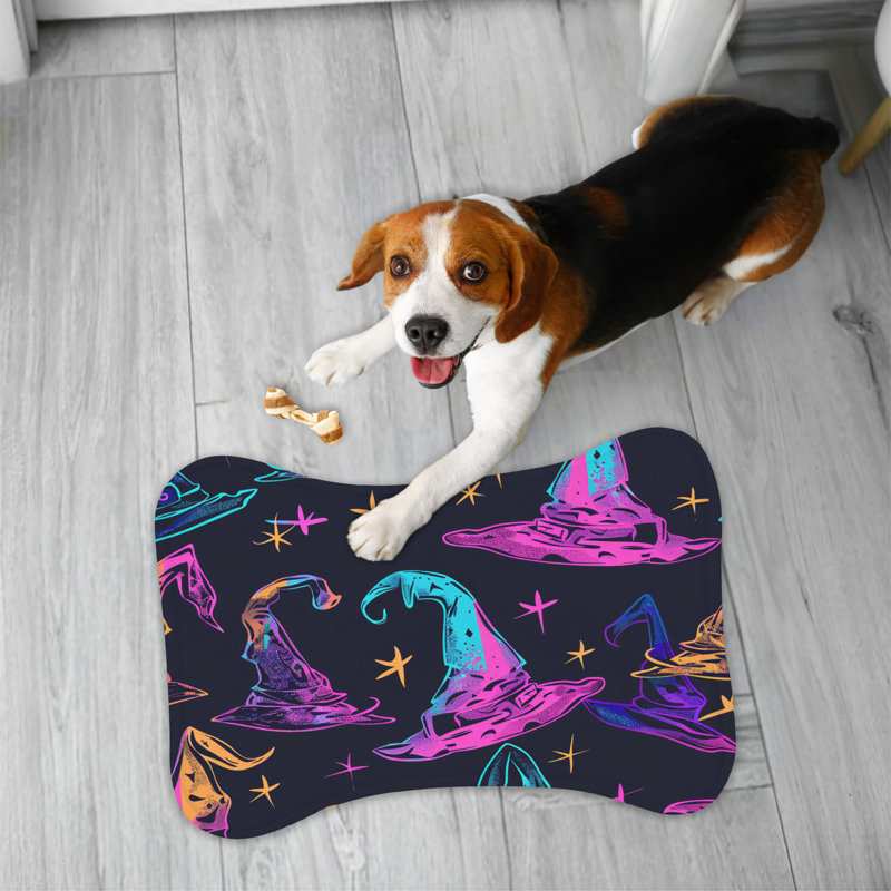 Tapis lumineux en forme d'os 1 pièce Glowing Ghouls