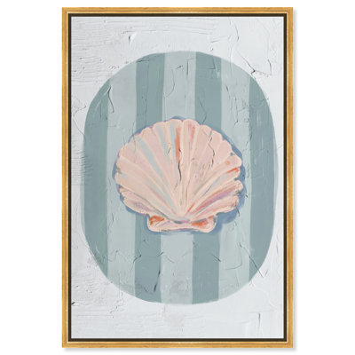 Venus Shell Canvas Trendy Coastal Print by Art Remedy