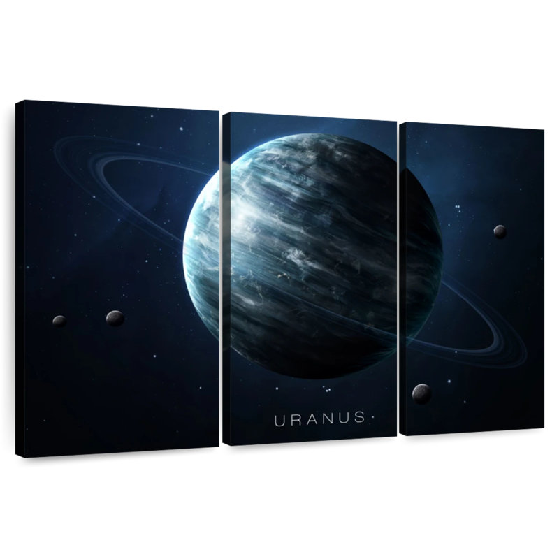Oberle Planet Uranus, 28" H x 45" W