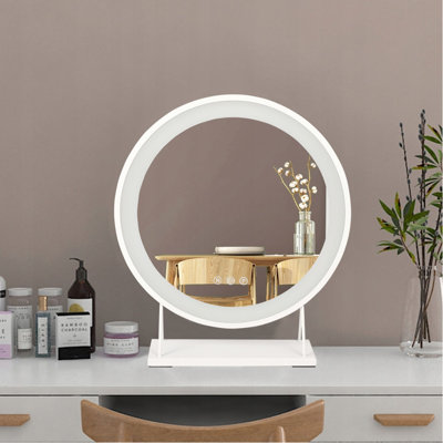 Bollen Round Freestanding Vanity Mirror