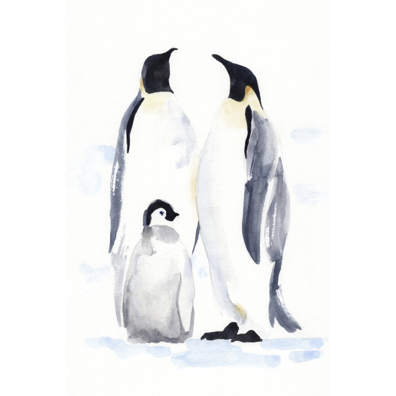Emperor Penguins II by Jacob Green - Wrapped Canvas Painting, 76cm H x 51cm W