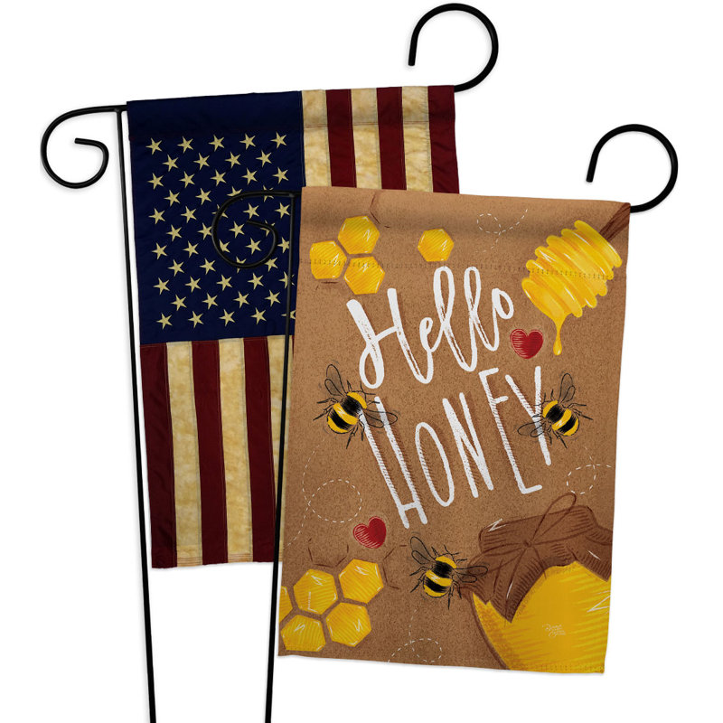 Drapeaux de jardin 18,5 x 13 pi